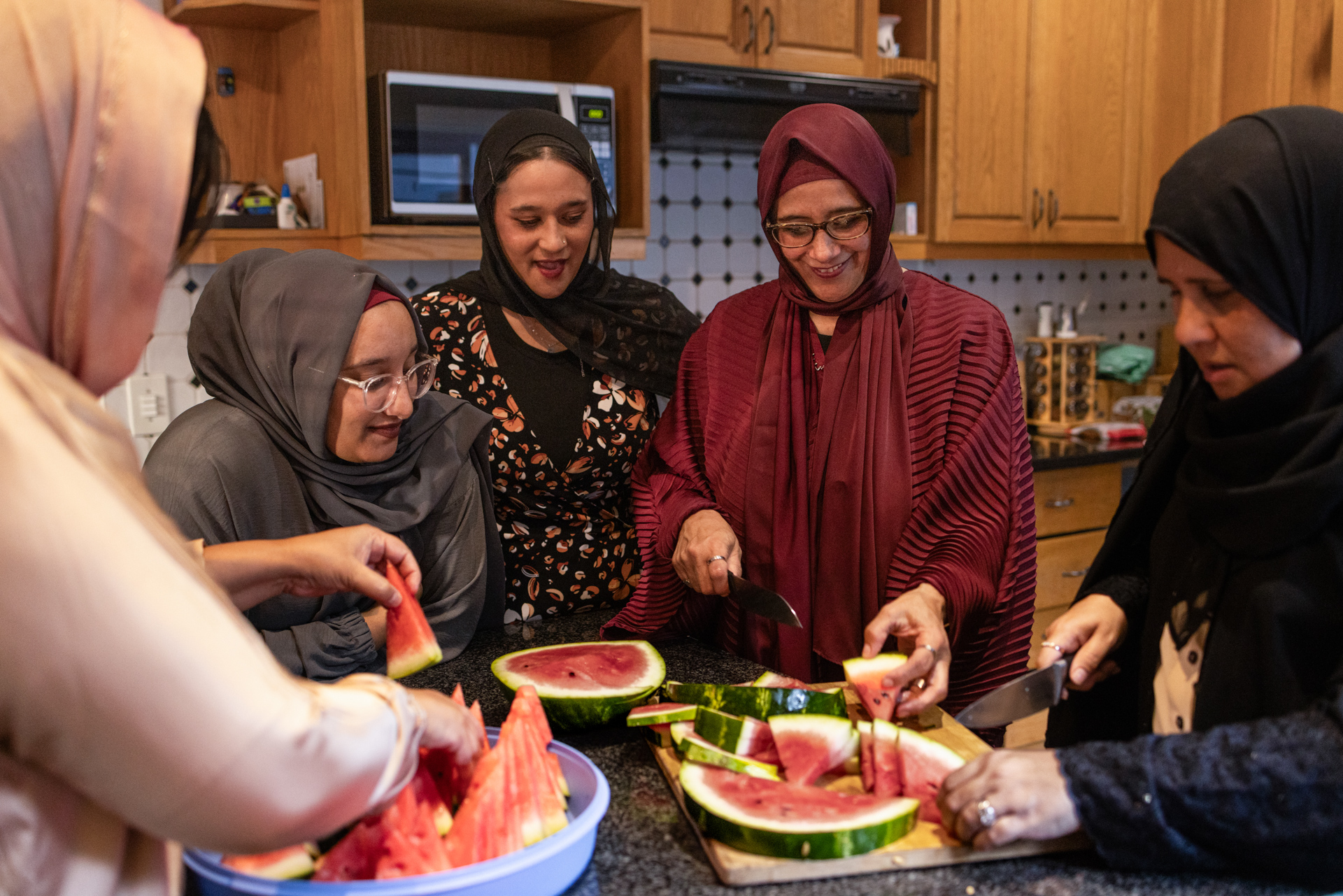 L to R – Roshan, Laamiya, Nuraan, Nabiela and Rayghaana