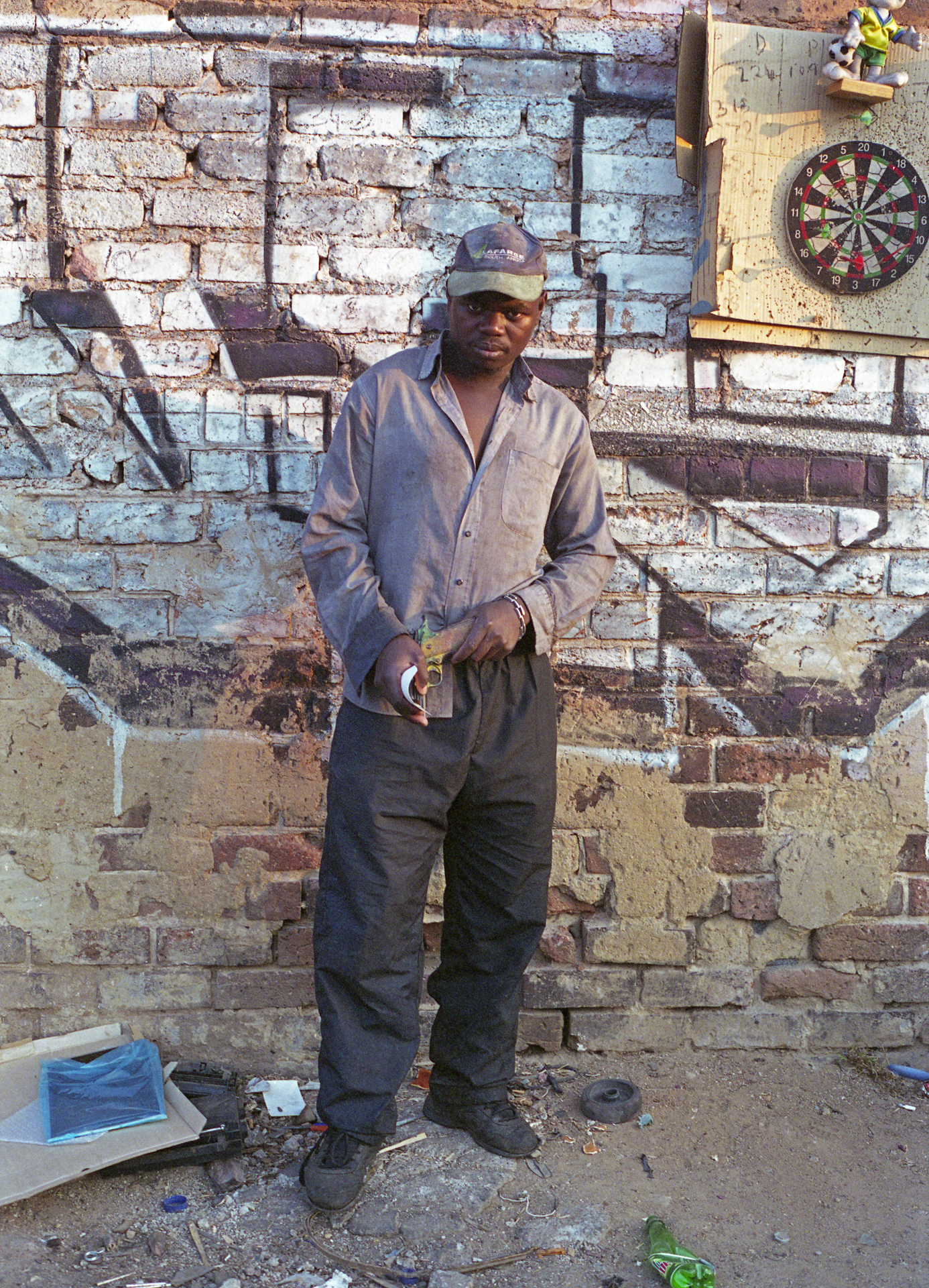 Tsvangirayi presenting himself for a photograph 2011